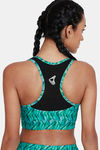 Zelocity Quick Dry Sports Bra With Removable Padding - Green Spruce — thumbnail 2